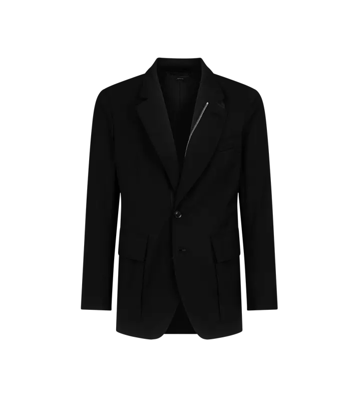 COMPACT NYLON SARTORIAL BLAZER BLACK online